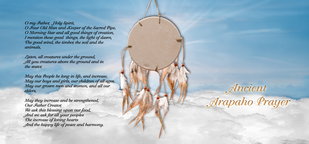 Arapaho Prayer Clouds Blue